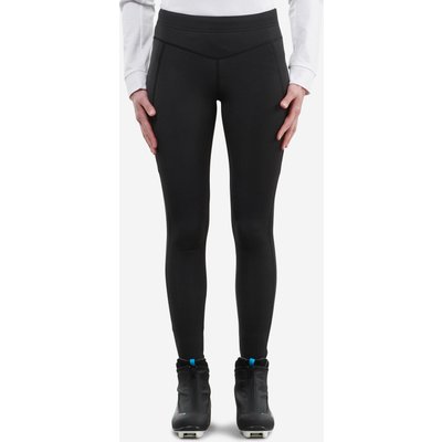 Langlaufhose Tights Damen warm - XC S 100 schwarz