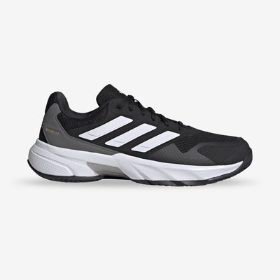 Herren Tennisschuhe Sandplatz - Courtjam Control 3 schwarz/weiss