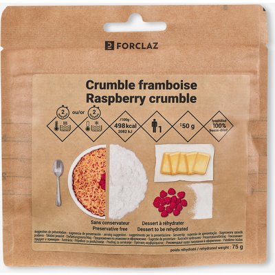 Trekkingnahrung Nachtisch Himbeercrumble 50 g