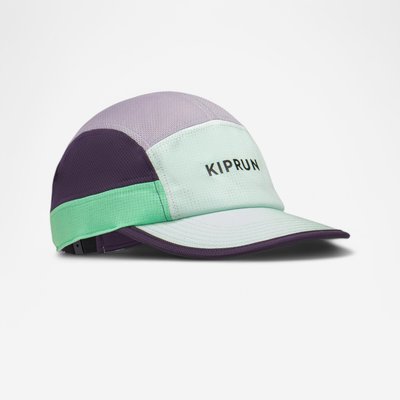 Lauf-Cap Schirmmütze 5 Panels - türkis/lila