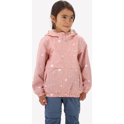 Regenjacke Kinder Größe 92–116 wasserdicht Wandern - MH500 rosa