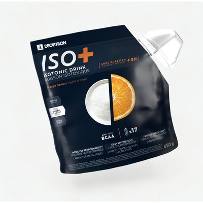Iso+ Getränkepulver über 3 Stunden Orange 650 g