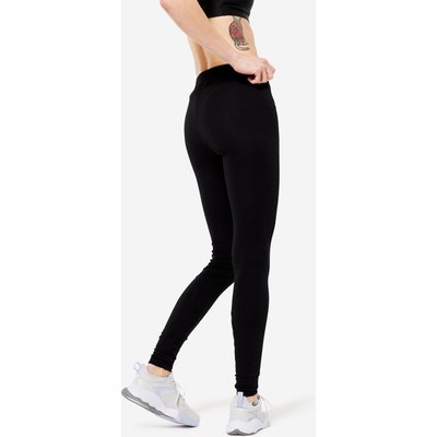 Legging Damen slim - 500 Fit+ schwarz