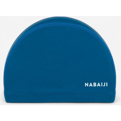 Badekappe Stoff beschichtet Größe M - blau