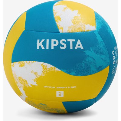 Beachvolleyball offizielle Größe und Gewicht - BV500 Hybrid gelb/blau