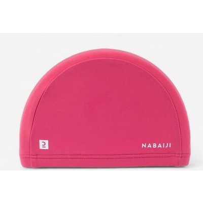 Badekappe Stoff Unifarben Größe S - rosa