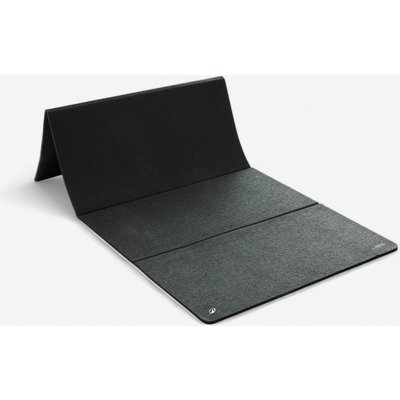 Gymnastikmatte faltbar In- und Outdoor Dicke 8 mm - schwarz