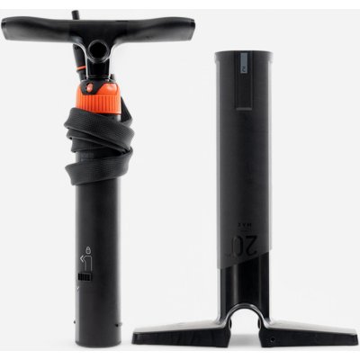 Pumpe kompakt Doppelhub für Stand-Up-Paddle und Kayak Hochdruck 0–20 PSI