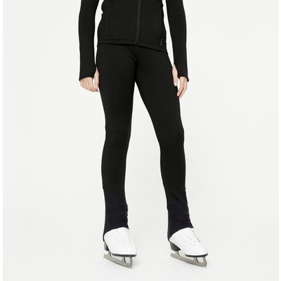 Eiskunstlauf-Leggings Kinder Training - schwarz