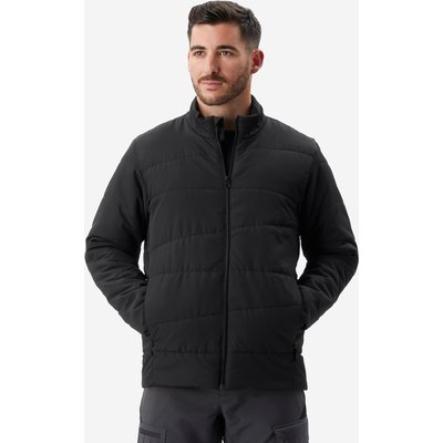 Wattierte Jacke Herren bis 0 °C Trekking - MT50 schwarz