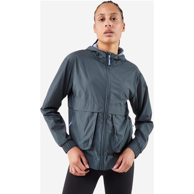 Laufjacke Damen winddicht - Run 500 Wind grün