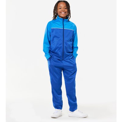 Trainingsanzug Kinder - blau/weiss