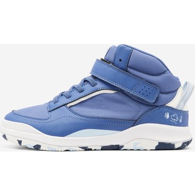 Fitnessschuhe Sneaker Kinder Klettverschluss wasserdicht - Playventure blau/weiß