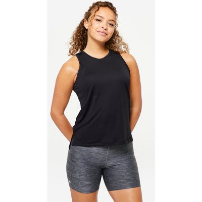 Top Damen gerader Schnitt - schwarz