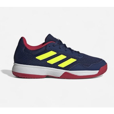 Kinder Tennisschuhe Multicourt - Gamespec blau/gelb