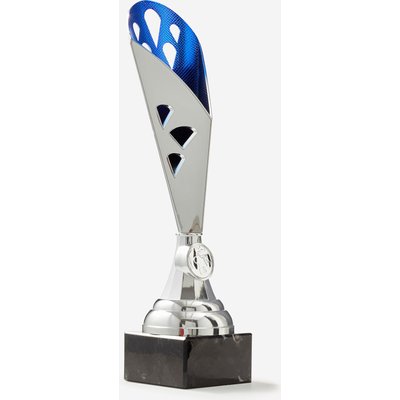Trophäe T511 31 cm silber/blau