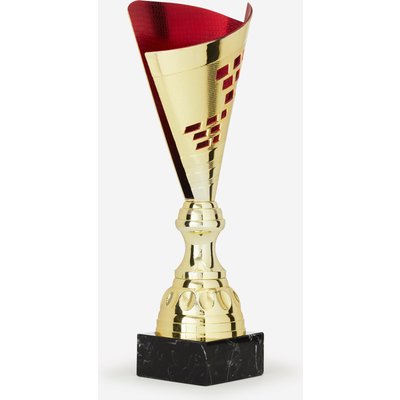 Trophäe T537 35 cm gold/rot