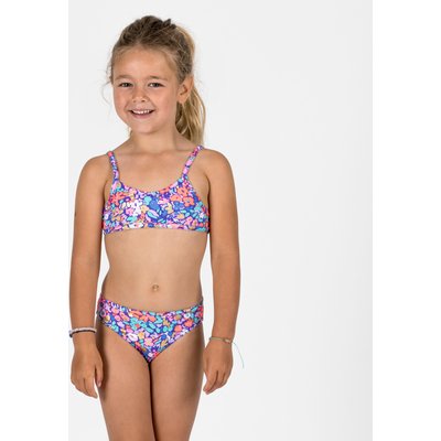 Bikini-Set Surfen Mädchen gekreuzte Träger Boni bunt