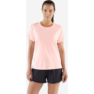 Laufshirt kurzarm Damen atmungsaktiv - Run 500 Dry rosa
