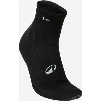 Neoprensocken Tauchen 2 mm schwarz