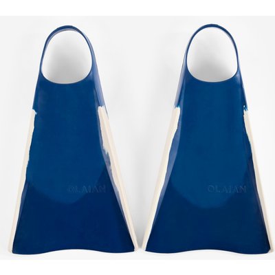 Flossen Bodyboard 500 blau/beige