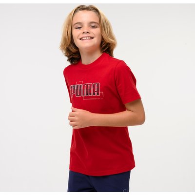 T-Shirt Kinder Baumwolle - Print rot