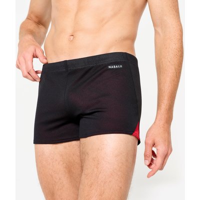 Badehose Boxer Herren - 900 Drag Suit schwarz/rot