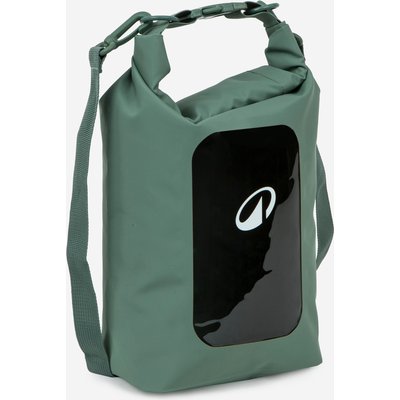 Wasserfeste Tasche IPX6 robust mit Fenster Wassersport 5 l - grün