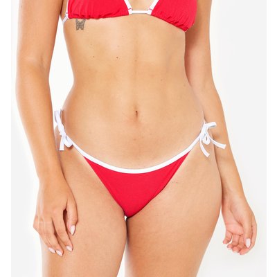 Bikini-Hose Damen Frottee seitlich gebunden Sofy rosa