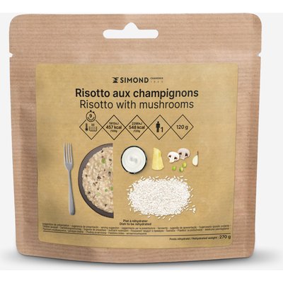 Trekkingnahrung Pilzrisotto vegetarisch gefriergetrocknet - 120 g