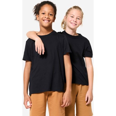 T-Shirt Kinder Baumwolle - schwarz