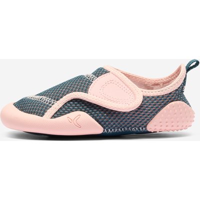 Turnschuhe Babys/Kleinkinder Klettverschluss rutschfest atmungsaktiv - rosa/blau