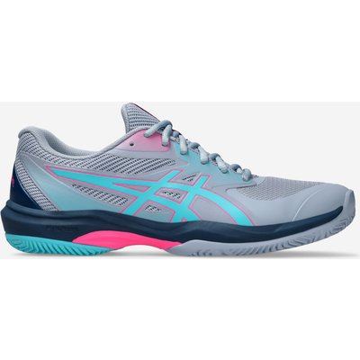 Padelschuhe Herren - Asics Gel Game 9 grau/blau/rosa