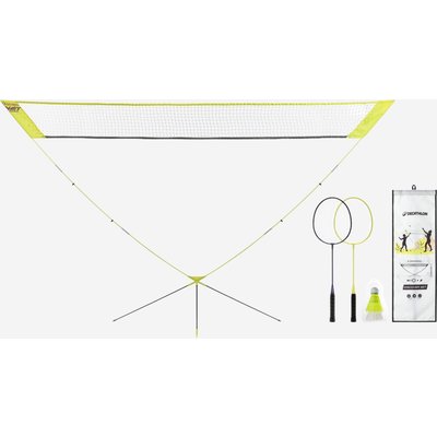 Badmintonnetz Set - Discover 3M V2 gelb