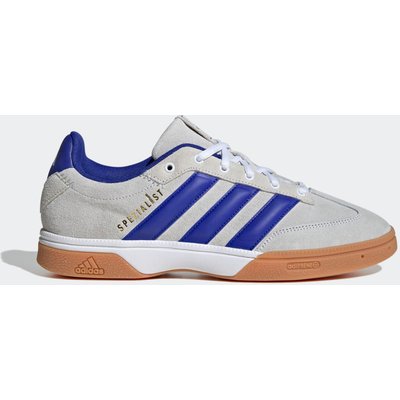 Damen/Herren Handballschuhe - adidas Spezialist Indoor Schuh grau/blau