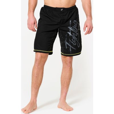 MMA-ShortsHerren strapazierfähig - schwarz/gelb