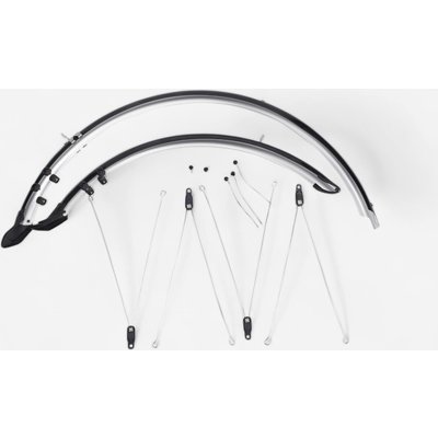 Schutzblech-Set 28 Zoll internes Kabel schwarz