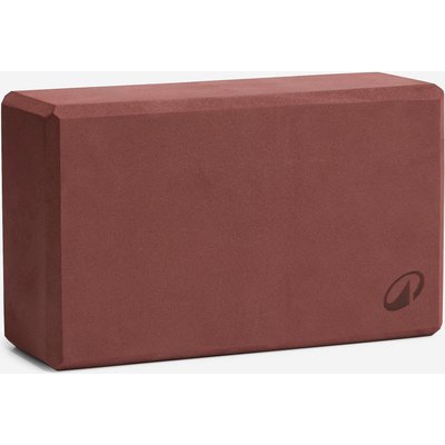 Yogablock aus Schaumstoff - mahagoni