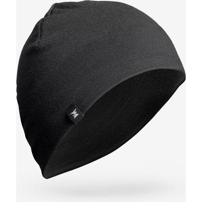 Mütze Merinowolle Trekking - MT500 schwarz