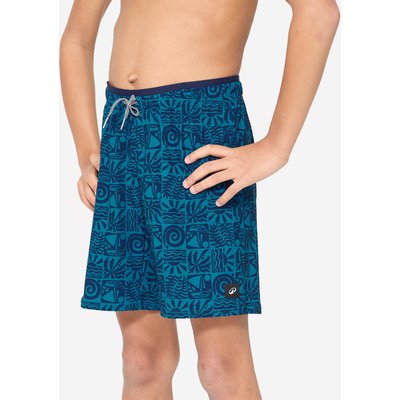 Badeshorts Jungen lang - Atao blau