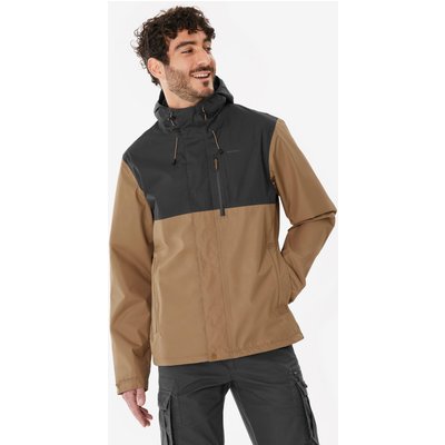 Regenjacke Herren wasserdicht Wandern - NH500 grau