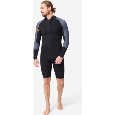 Neopren Shorty Wasserwandern Herren 4/3 mm Zweiwege-Reißverschluss - Optimizer