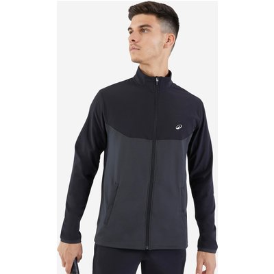 Herren Tennisjacke - Essential schwarz/grau