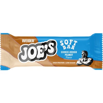 Proteinriegel Cookie Dough und Erdnüsse 50 g Joe's - Soft Bar