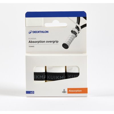 Griffband Tennis - Overgrip 3er Pack weiß