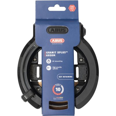 Fahrradschloss Rahmenschloss ABUS 6950M AM NR XPlus™ + Kette 6KS/130 + Tasche