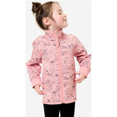 Trainingsjacke Kleinkinder wendbar - rosa bedruckt