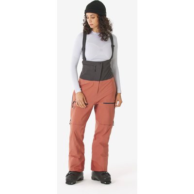 Skihose Damen wasserdicht Freeride - FR 900 braun