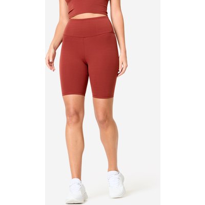Shorts Radlerhose Damen eng anliegend - terracotta