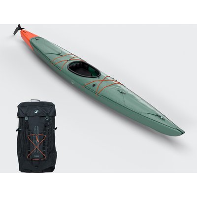 Kajak aufblasbar Expedition Dropstitch Hochdruckboden verstärkt 1-Sitzer - X900